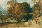 Joseph Mallord William Turner Turner 1813 watercolour, Ivy Bridge oil painting